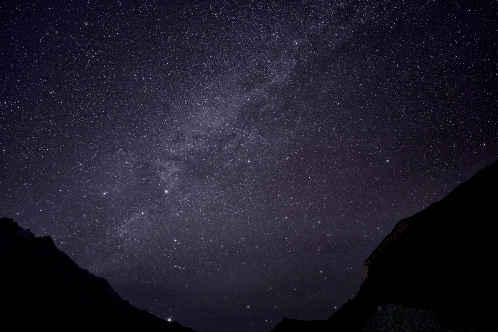 Mountain Night Sky